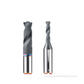 CVD diamond coated drill bit for graphite/CFP machining